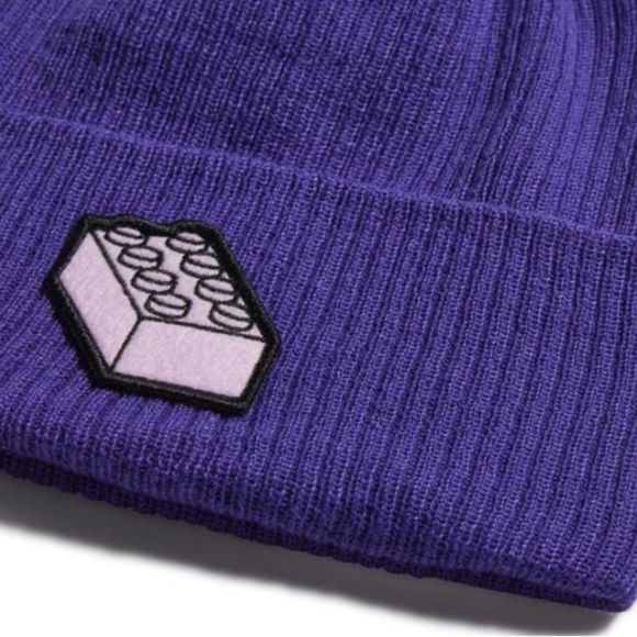 Lego/Adidas Collaboration Purple Beanie Hat - Picture 4 of 8